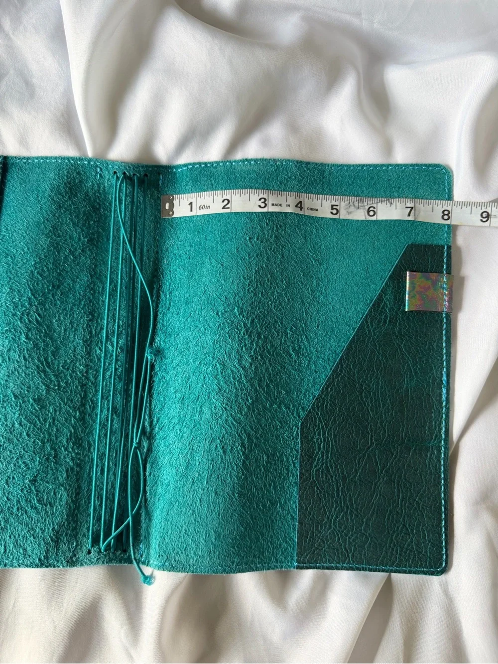 Leather Imagined composition traveler’s notebook in cerulean leather